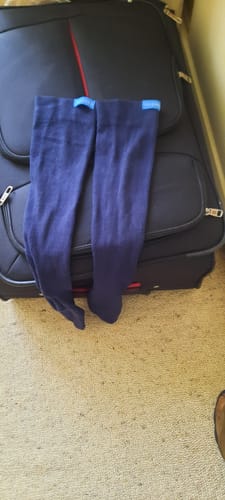 Customer photo review of Performance Eucalyptus Compression Socks