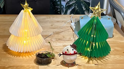 Customer photo review of 雙子聖誕樹『附贈配件』｜十八紙