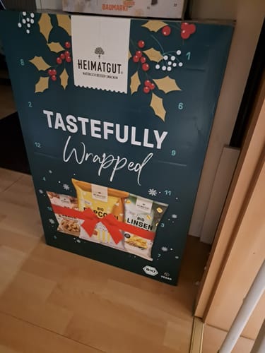 Kundenbewertung mit Foto zu Vorverkauf - Heimatgut Bio Snack Adventskalender