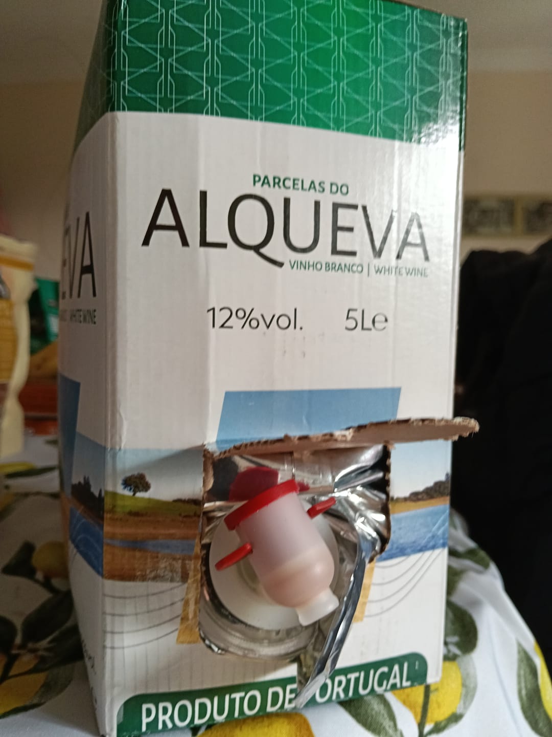 Customer photo review of Parcela de Alqueva White BIB 5L