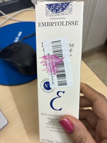 Customer photo review of Lait-Creme Concentre - Moisturizer and Primer - 75ml