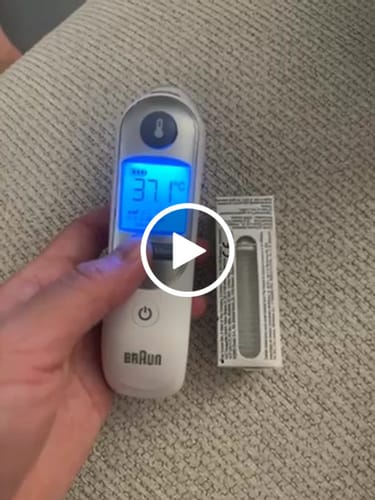 Customer video review of Braun ThermoScan 7 Thermometer, Age Precision