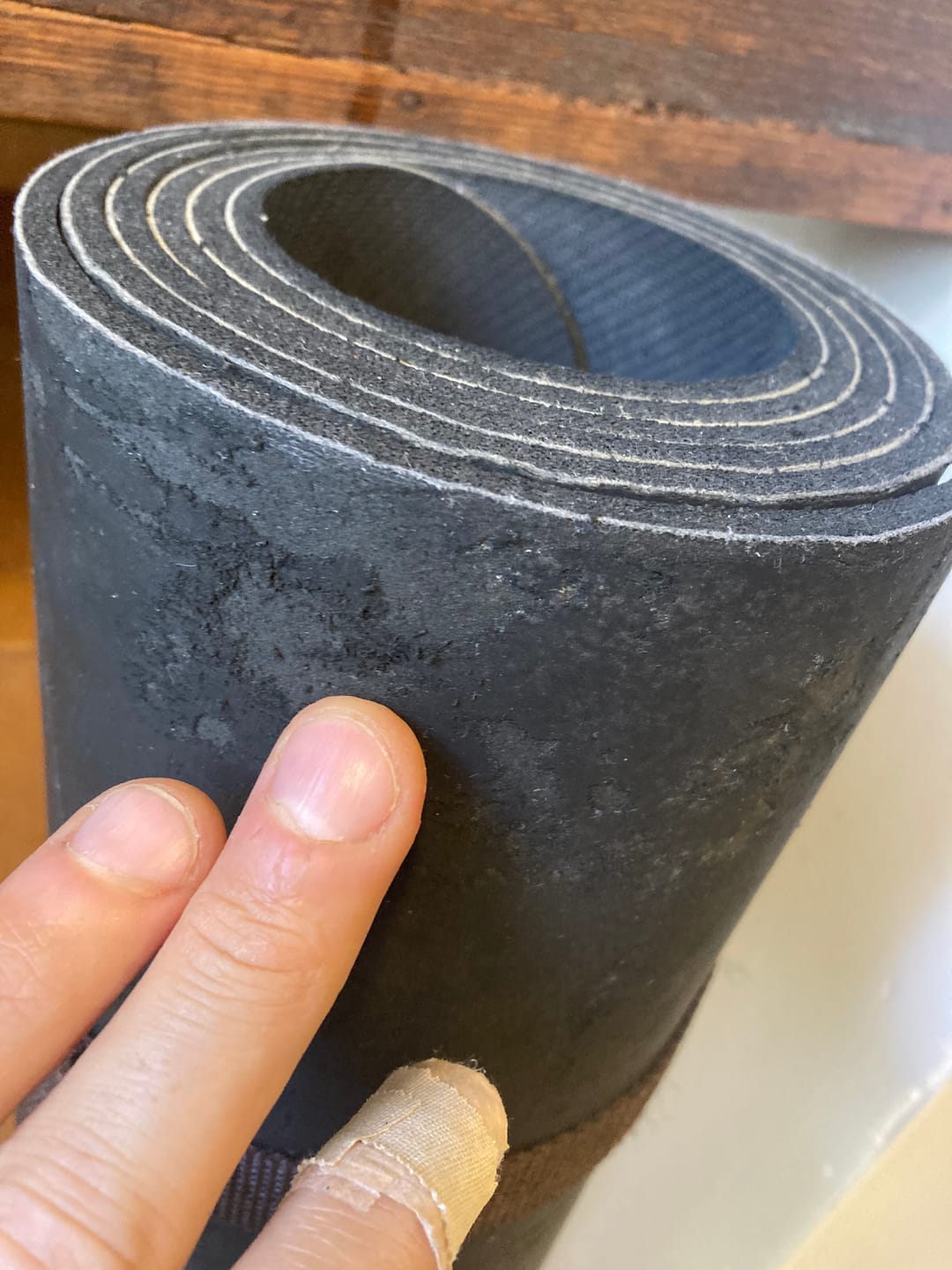 Customer photo review of Tapete de Yoga em PU | Black Mat PRO