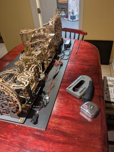 Andre T. review of rokrgeek Electric Marble Run 3d wooden puzzle image 1 out of 2