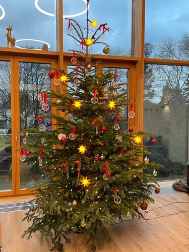 Customer photo review of Weihnachtsdeko mit Schneeflocken