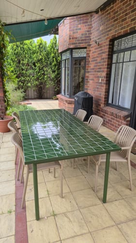 Customer photo review of Abby Dining Chair in Beige
