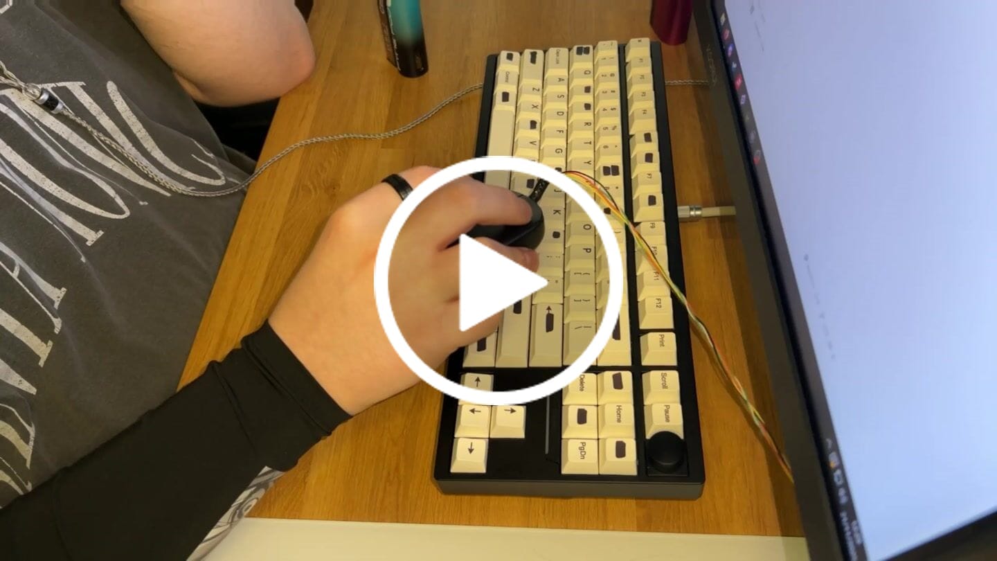 Customer video review of GATERON X SILIWORKS TYPE R TACTILE SWITCH FACTORY LUBED (10PCS)