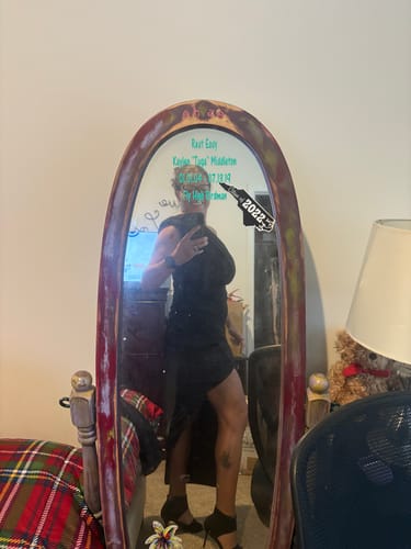 Customer photo review of Ayan One Shoulder Maxi Dress - Black