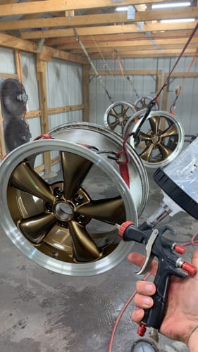 Customer photo review of Kentucky Bourbon Paint Basecoat