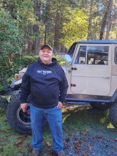 Customer photo review of FJ Cruiser Heavy Weight Hoodie- Black