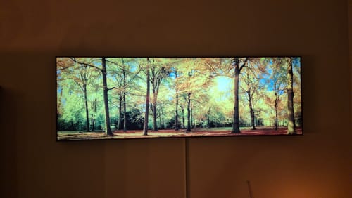 Customer photo review of Wechselmotiv | Waldlandschaft im Herbst | Panorama