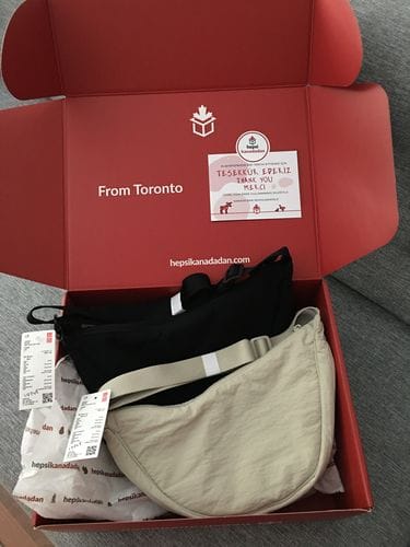 Customer photo review of Uniqlo Unisex Round Mini Shoulder Bag 30 Natural