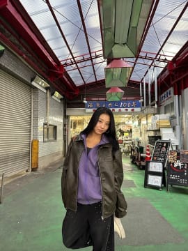 Customer photo review of Aelfric Eden Vintage Leather Jacket