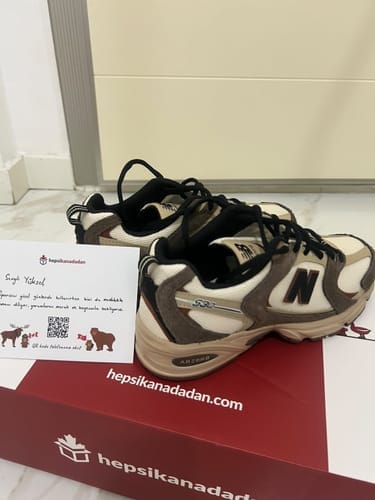 Customer photo review of New Balance 530 Dark Mushroom/Incense/Linen MR530SNC