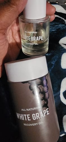 Customer photo review of White Grape Recovery Oil