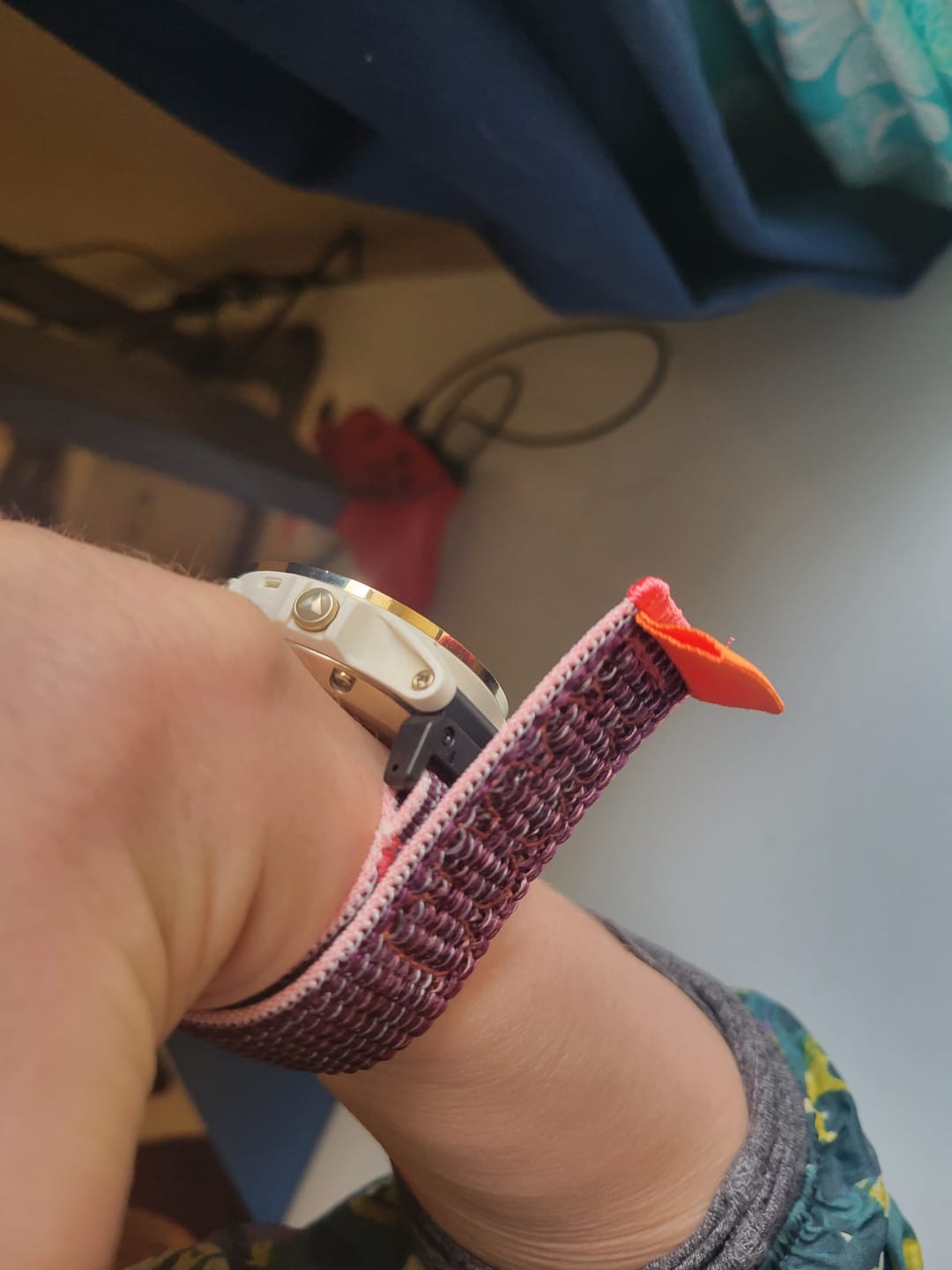 Customer photo review of Garmin Nylon Velcro Strap - QuickFit Breathable Design