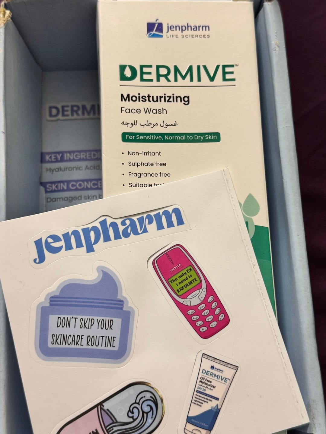 Customer photo review of Dermive Moisturizing Wash