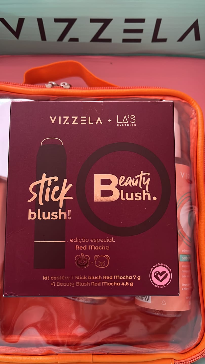 Customer photo review of Kit Blushes Red Mocha Vizzela + La's