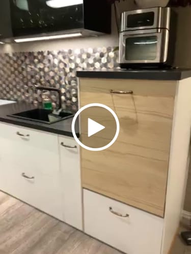 Customer video review of Latte hexagon selvklebende veggfliser