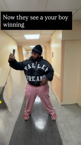 Customer photo review of Vale Forever Classico Zip Up Hoodie Black