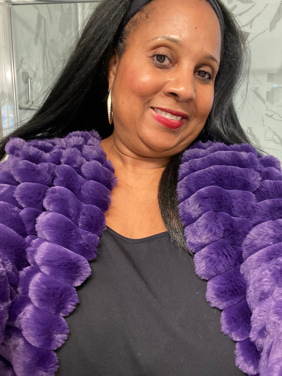 Customer photo review of Outre Quick Weave Half Wig - DRISELLE
