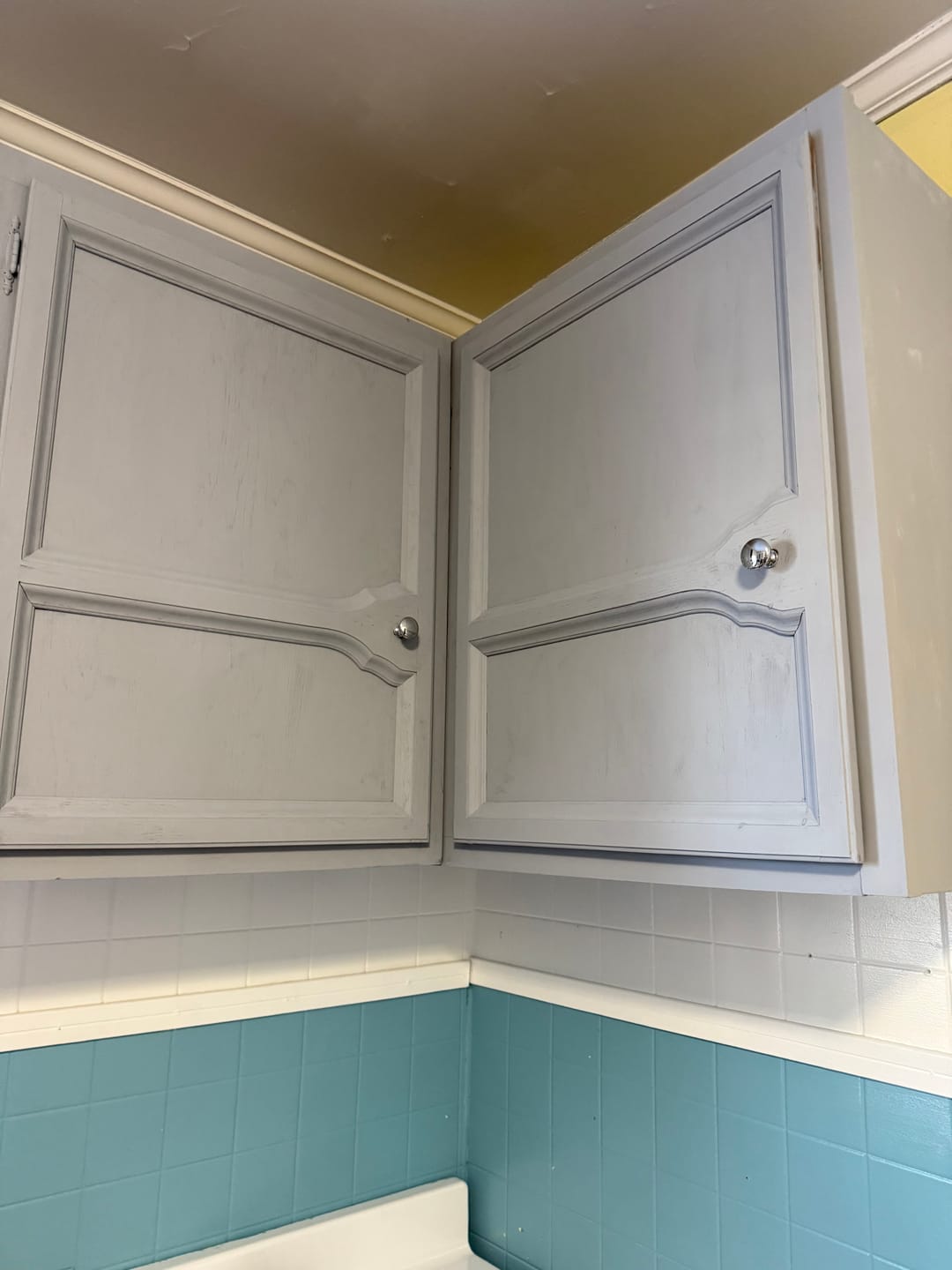 Customer photo review of One Step Paint | Glover Gray