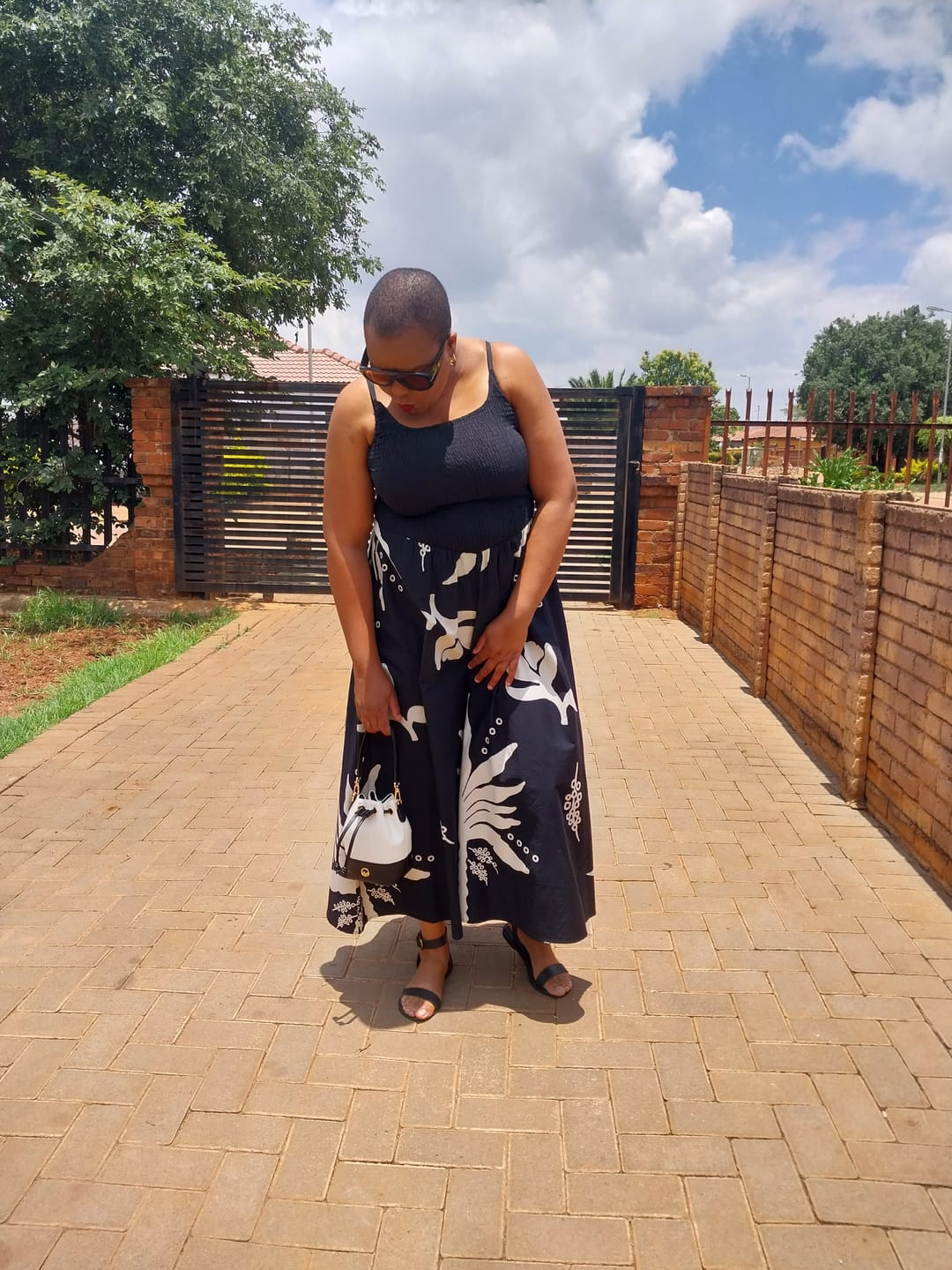 Customer photo review of The Monroe Bucket Bag