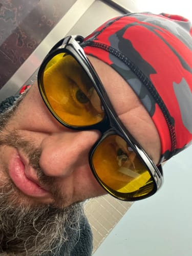Customer photo review of NoctiOptic™ - Les lunettes qui éclairent votre nuit