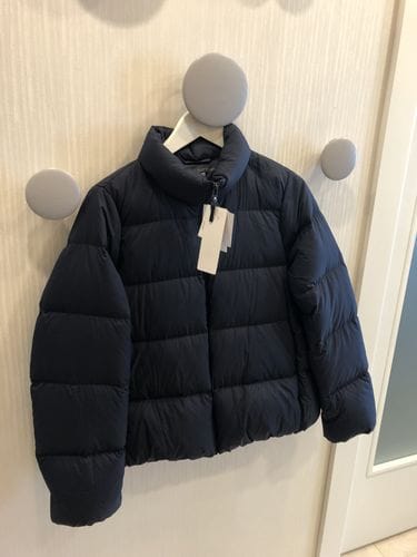 Customer photo review of Uniqlo Women's Ultra Light Down Short Puffer Jacket Navy - TEK ADET