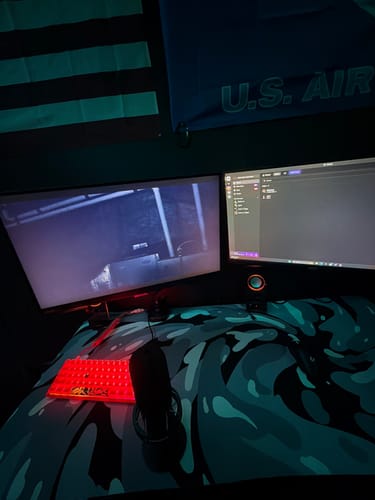 Customer photo review of Arctic Swirl Mousepad