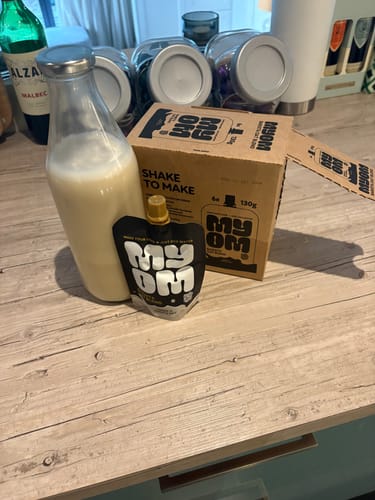 Customer photo review of MYOM 1L Barista Oat Milk Multipack