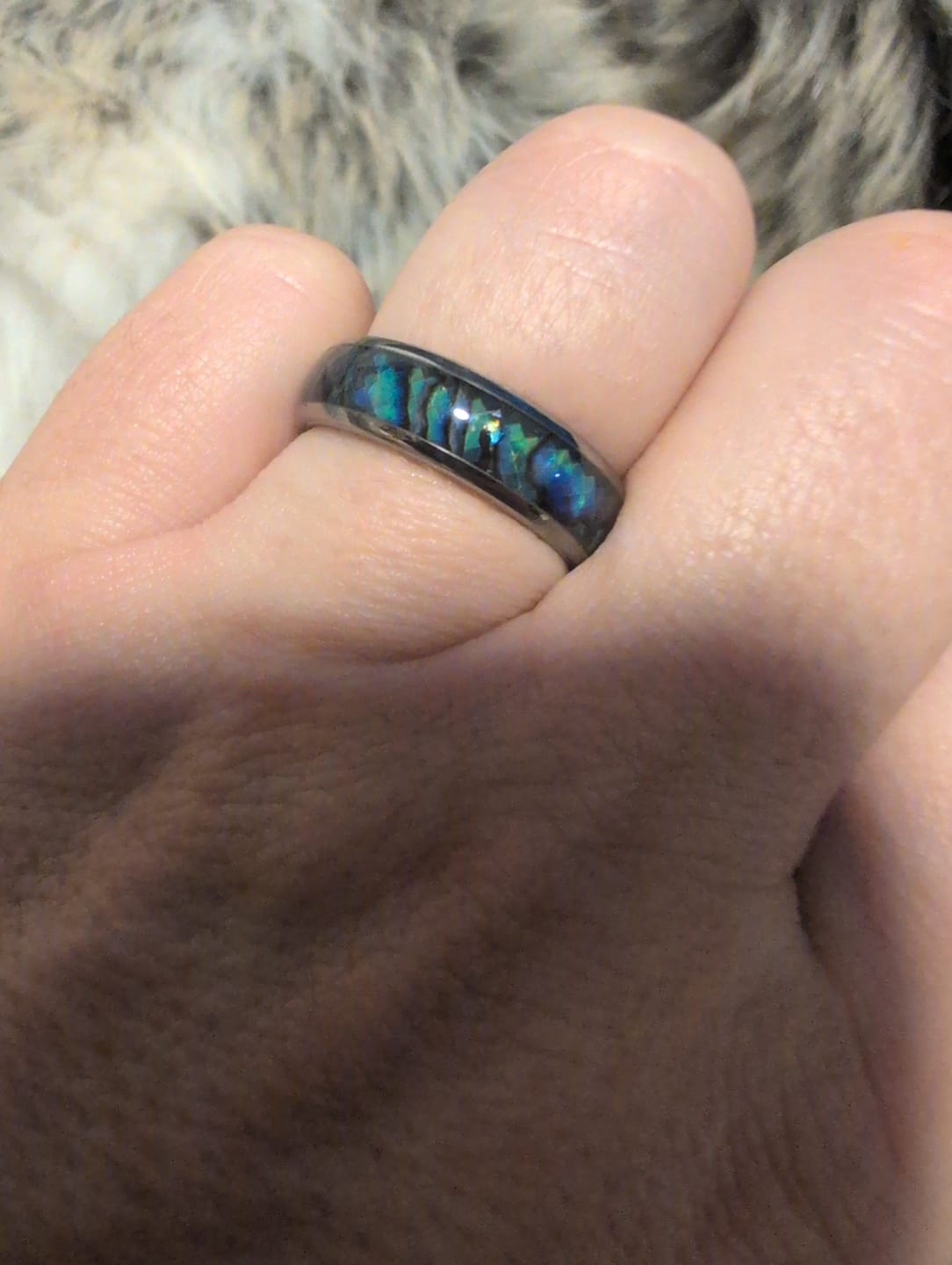 Customer photo review of The Neptune 6mm Wonder Ring