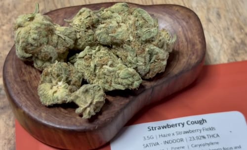 Customer photo review of Strawberry Cough