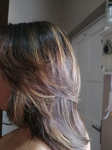 Customer photo review of Kérastase Chroma Absolu Bain Riche Chroma Respect 500ml - Sulfate Free Shampoo for Color Treated Hair