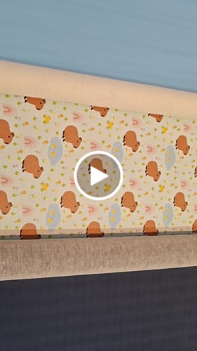 Customer video review of BAGUN 0,30 COR AZUL BEBE