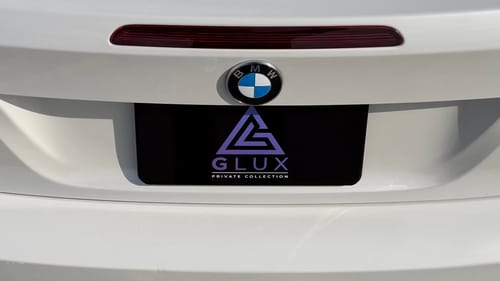 Customer photo review of Create Your Own Custom Magnetic License Plate Cover