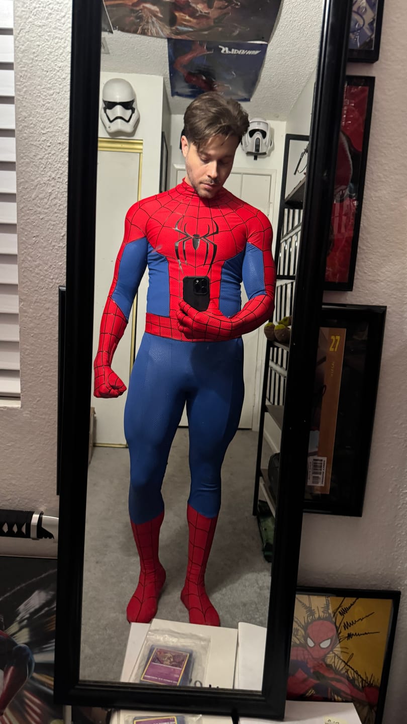 Customer photo review of Spider-Man: Brand New Day (2026) Costume (Movie Grade Suit ) (Silicone)