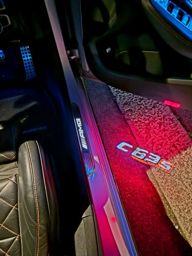 Customer photo review of MERCEDES DOOR LIGHTS