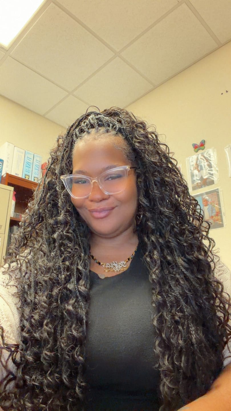 Customer photo review of Double Drawn Burmese Loose Deep Wave Human Braiding Hair