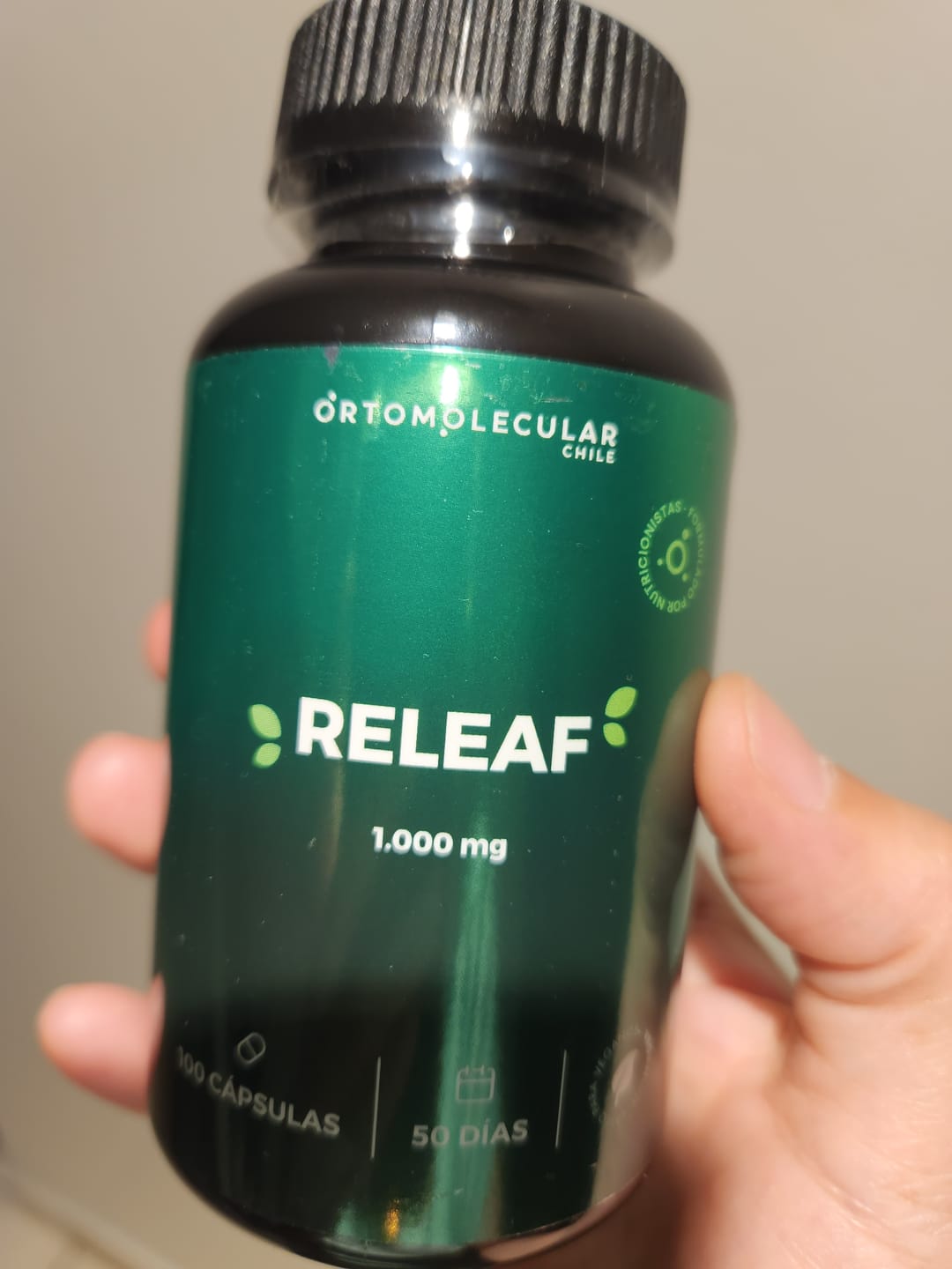 Customer photo review of Releaf-100 cáps