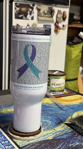 Customer photo review of Round 173 - Elevated Stainless Steel Travel Mug