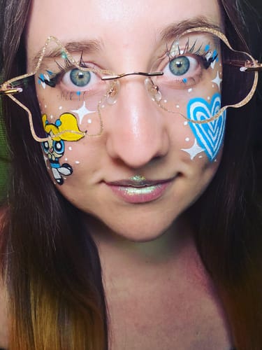 Customer photo review of Starry Eyeglasses