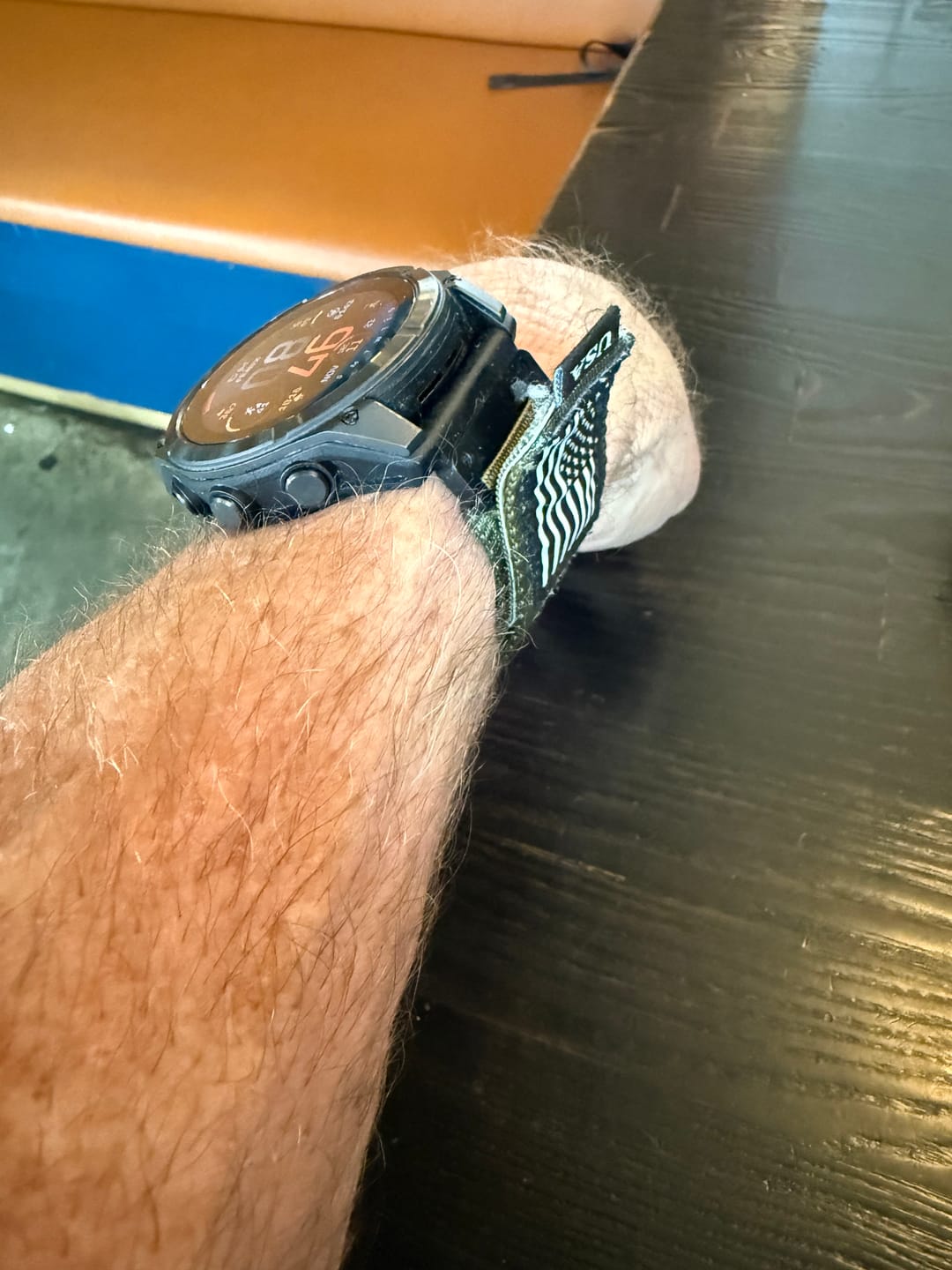 Customer photo review of Garmin Fenix Nylon Strap - Tough, Tactical, QuickFit Band