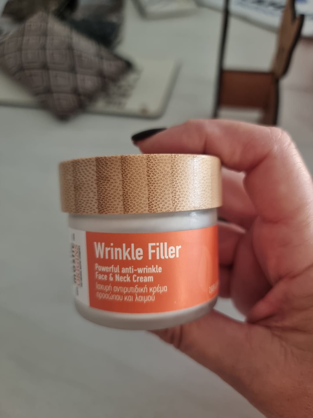 Customer photo review of Wrinkle Filler Cream