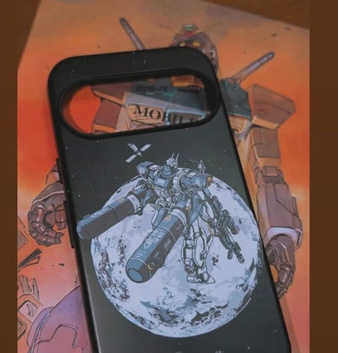 Customer photo review of Pacifist Pixel Case