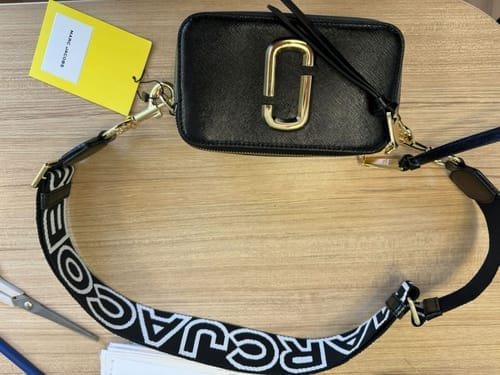 Customer photo review of Marc Jacobs Women's The Snapshot Bag Black Multi