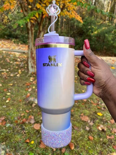 Customer photo review of Glinda Crown Deluxe Metal Straw Topper