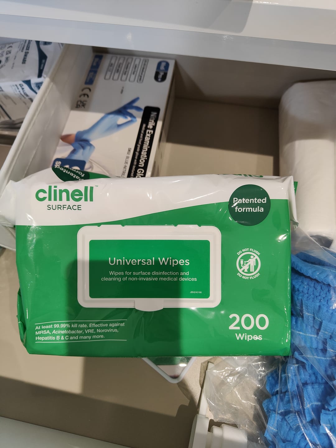 Customer photo review of Clinell Universal Wipes CW200