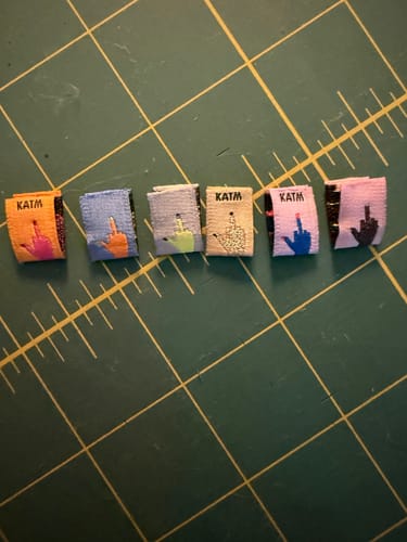 Customer photo review of Sweary Sewist Advent Calendar | 12 Days of Labels