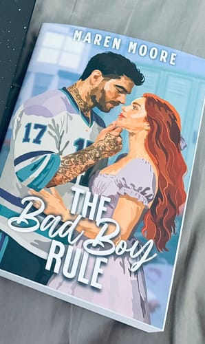 Customer photo review of [IMPERFECT] The Bad Boy Rule by Maren Moore - SE paperback